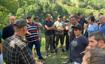 იდლიანში საპროტესტო აქცია დასრულდა