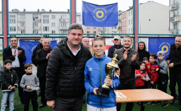 გიორგი შენგელია დევნილთა დასახლებაში საფეხბურთო ტურნირს დაესწრო ®️