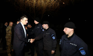 გიორგი გახარია ძველით ახალ წელს საოკუპაციო ხაზთან შეხვდა