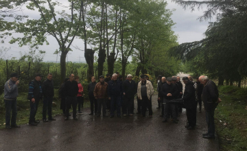 საჩინოს მოსახლეობამ საავტომობილო გზა გადაკეტა