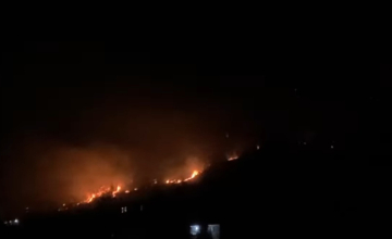 სოხუმის მახლობლად ხანძრის კერებს აქრობენ