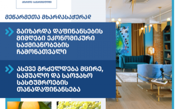 პროექტში “აწარმოე საქართველოში“ ცვლილებები შევიდა 