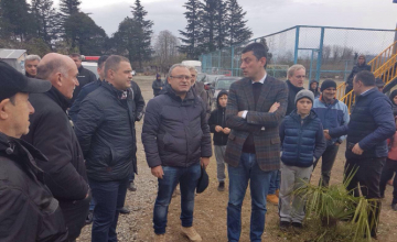 გიორგი გახარია ზუგდიდში სტიქიისგან მიყენებულ ზარალს  ეცნობა